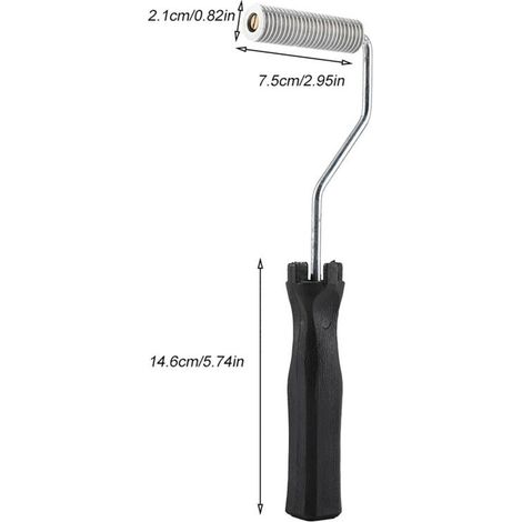 Laminierwalze Aus Aluminiumlegierung Für Glasfaser-blasenlaminierung Mit Abs-griff Für Gfk-harzarbeiten (2175 Mm)