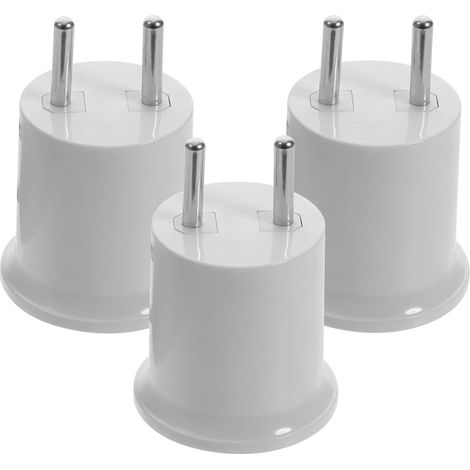 3-teiliges Acv-glühbirnenfassung-zu-netzstecker-adapterset, Robust Und Mit Kupferleiter, Kompatibel Mit Wand- Und Wegebeleuchtung