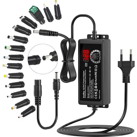 X 24-v-netzteil, 3–24 V, 3 A Ausgang, 14 Dc-stecker, Für Heimelektronik