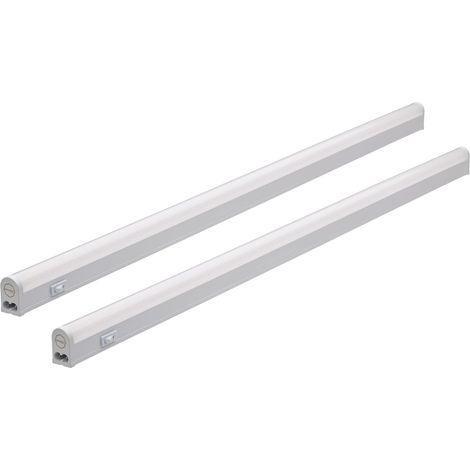 Oktaplex Riga 2er-set Led-unterbauleuchten Für Die Küche – 13 W – Mit Schalter – Warmweiß 3000 K, Ausziehbar – Länge: 84 Cm