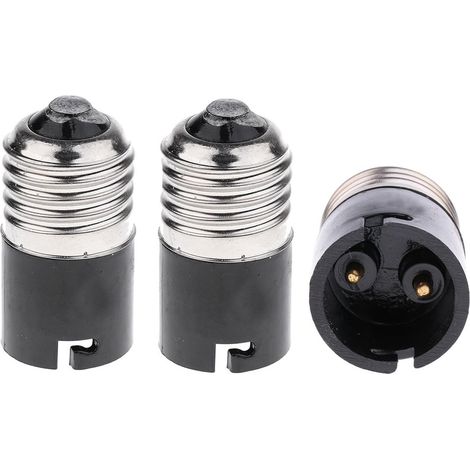 E27 Auf B22 Lampenadapter/konverter, E27 Edison Bajonettsockel-konverter Auf B22 (3er-pack)