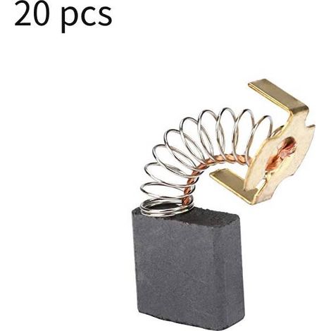20 Stück Ersatz-kohlebürsten, Elektromotor-kohlebürsten 044 Für Waschmaschinen (7 17 18 Mm)