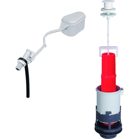 Toilettenspülmechanismus-set, Schwimmerventil, Seiteneinlass, Toilettenspülkasten