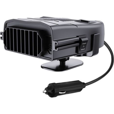 Tragbarer Autoheizer, 12-v-schnellheiz- Oder Kühlventilator Mit 360-grad-drehkopf, 2-in-1-entfroster-heizung Für