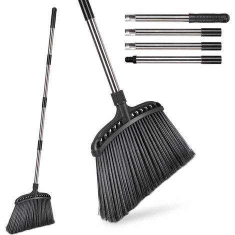Industriebesen, Spezialborsten, 145 Cm Stahlstiel, 38 Cm Kopf, Für Den Innen- Und Außenbereich