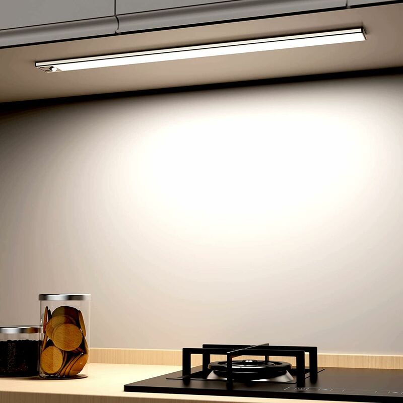 Wiederaufladbare Led-schrankleuchte, 6000k – Kabellos, Magnetisch, Dimmbar – Bewegungssensor Für Schränke, Treppen, Küchen, Flure