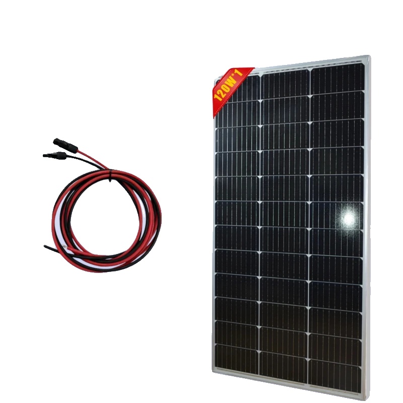 Solarmodul, Hohe Effizienz, Wetterfestes Design, 1 Stück 120-w-kabel