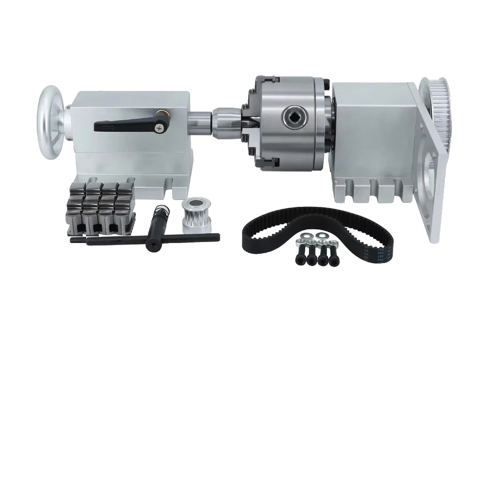 Schrittmotor, Übersetzungsverhältnis 6:1, 100-mm-spannfutter, Option 1, Option 2, Option 3, Option 4