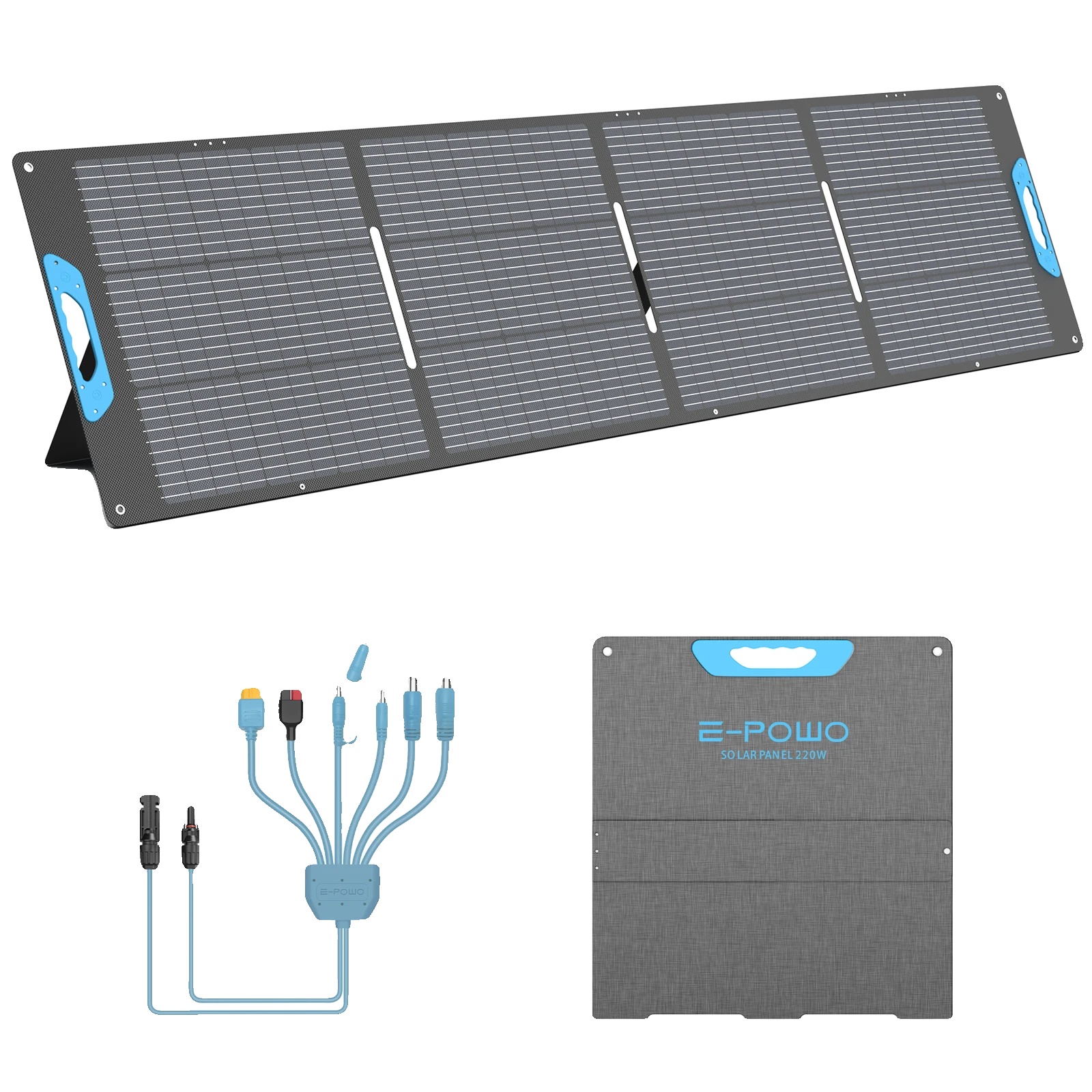 Hocheffizientes, Faltbares Solarpanel, 220-w-solarpanel
