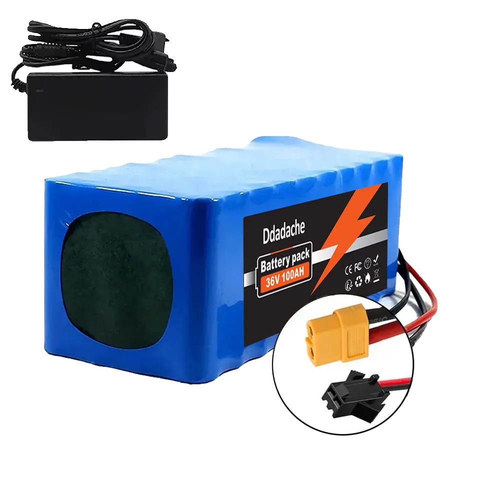 Lithium-akku, 100 Ah Kapazität, Inklusive Batteriemanagementsystem (bms), Xt60-sm-ladegerät