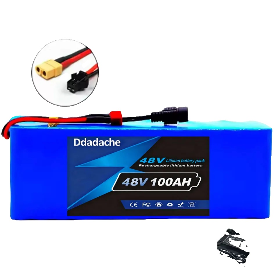 Lithium-ionen-akkupack, 100000 Mah Kapazität, 48 V Kompatibel, Xt60 Sm 54,6 V Ladeanschluss