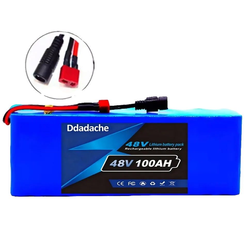 Lithium-ionen-akkupack, 100000 Mah Kapazität, 48-v-kompatibilität, Dc 54,6-v-ladeanschluss