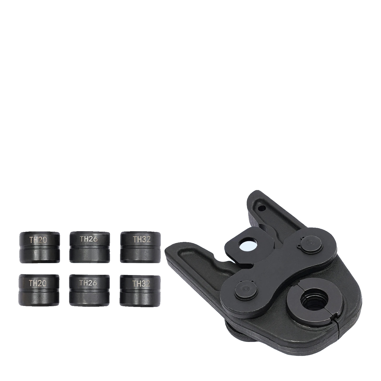 Crimpzange, Gehärteter Stahl, 4-zoll-matrizen, Gewicht 2,5 Kg, Leichtes Design, Vielseitige Kompatibilität