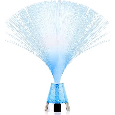 Glasfaserlampe, Blauer Lichteffekt, Beruhigendes Nachtlicht, Kinderzimmer