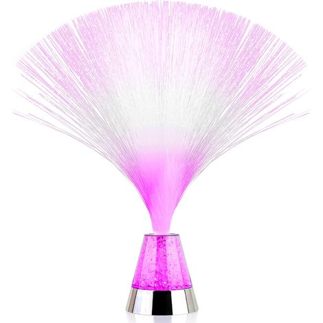 Glasfaserlampe, Blauer Eis-effekt, Beruhigendes Nachtlicht, Partydekoration, Kinderzimmer
