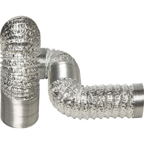 Flexibler Belüftungsschlauch 200 Mm 6 M Aluminium Polyester Heizung Kühlung Gewächshaus Keller