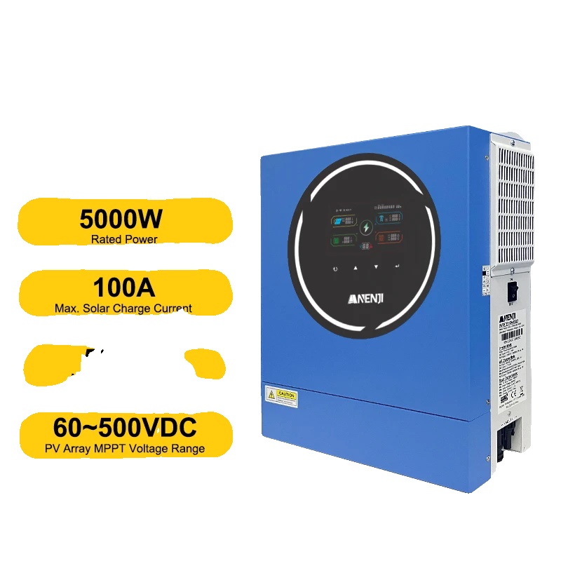 Solarwechselrichter, Dualausgang, Integrierte Wlan-überwachung, Ani-5kw-48v-wifi, 220–240 V, 48 V