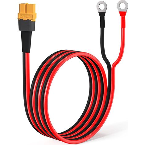 Xt60-kabel, 12 Awg-stecker, 0,85 Cm O-ring, Für Rc-akku Und Solarpanel