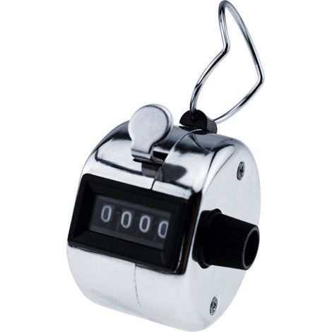 Packung Silberne Handzähler Mit Sicherem Armband