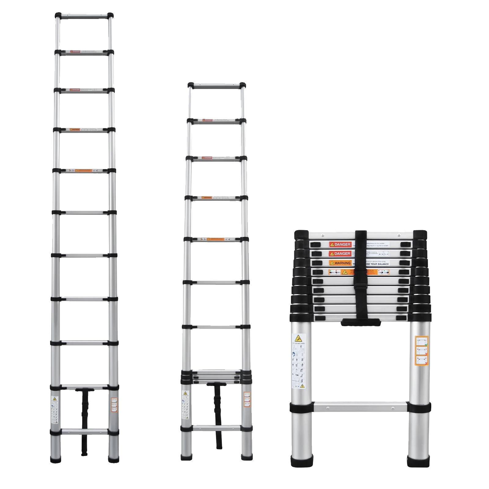 Teleskopleiter, Leicht, Kompakte Bauweise, Mflf-3,2m