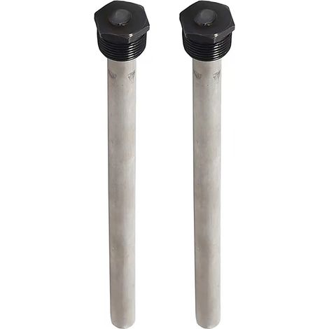 2er-pack Wohnmobil-anodenstäbe Für Warmwasserbereiter, 3/4"-npt-gewinde, Sicher In Der Anwendung, Rostfrei, Magnesium, Silberfarben