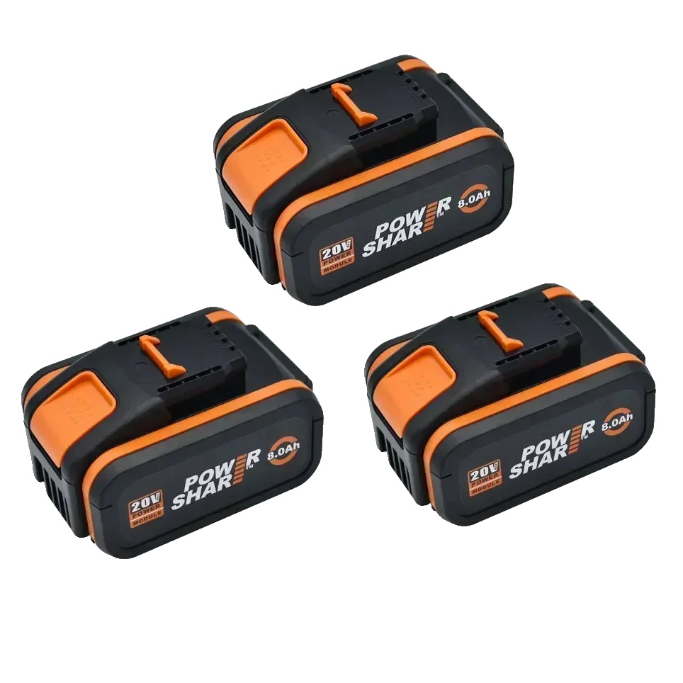 Lithium-batterie, 8000 Mah Kapazität, Breite Kompatibilität, 20 V 8,0 Ah X 3