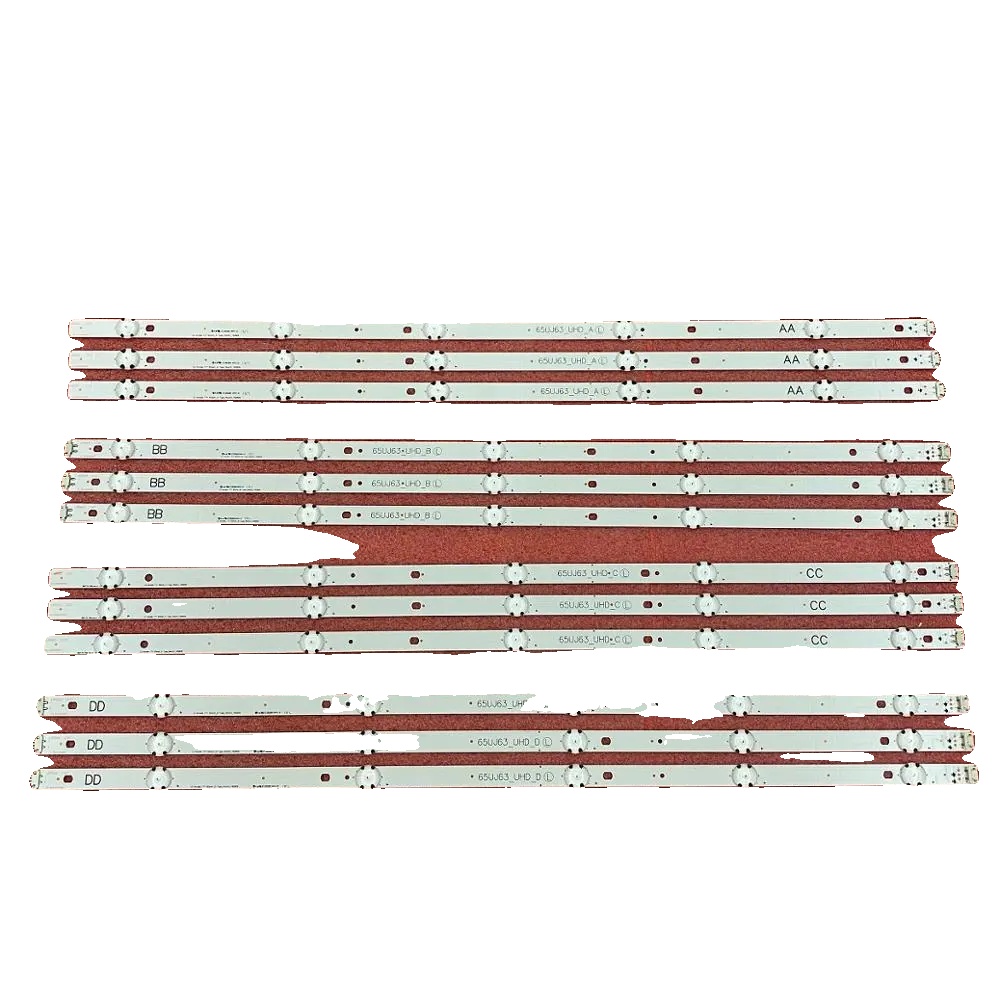 Led-hintergrundbeleuchtung, Aluminium, 1330 Mm Länge, Kompatibel Mit Verschiedenen 65-zoll-modellen, Durchschnittliche Lebensdauer 100.000 Stunden, Gleichstromversorgung