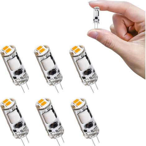 6er-pack G4, 0,6 W Warmweiße 3000 K, 70 Lm Nicht Dimmbare Led-lampen Für Die Küche