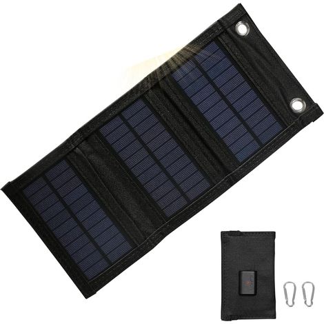 Solarladegerät, Faltbar, 10 W, Usb, Wasserdicht, Camping