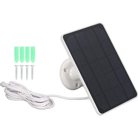Solarpanel-set, Micro-usb-ladegerät, Monokristallines Silizium, Abs, Für Camping Und Reisen