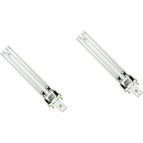 2er-pack Uvc-lampen, 11 W, G23-sockel (2-polig) Für Teichfilter, Kläranlagen Und Wasserreinigungssysteme Für Aquarien