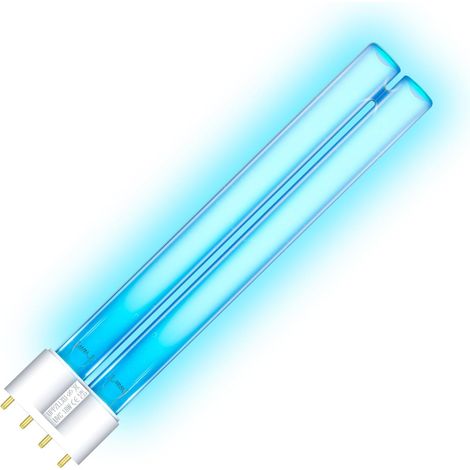 Ersatz-uvc-lampe (18 W), 2g11-sockel, Quarzglas, Für Teichfilter Und Aquarien