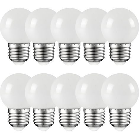 10er-pack E27 G45 2w Warmweiße 3000k Nicht Dimmbare Led-lampen Für Die Innendekoration