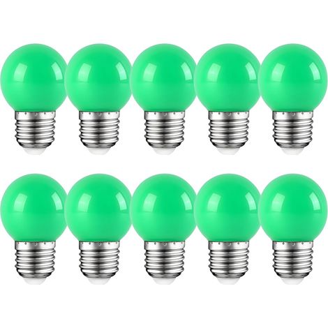 10 E27 2w Led-lampen, Golfgrün, Pc, 360° Drehbar, Für Partydekoration