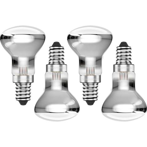 4er-pack E14 R39 25w Dimmbare Warmweiße 2400k 360° Abstrahlwinkel Lava-glühbirnen Für Dekorative Lampen