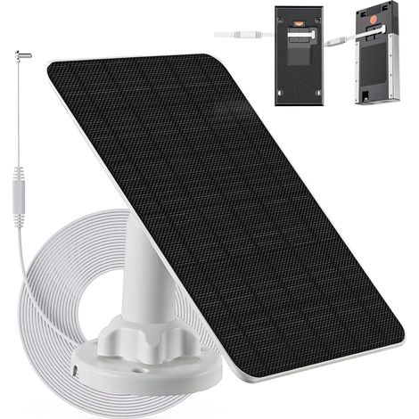 X 3-w-solarpanel, 4000-mah-akku, 4 M Kabel, Ip65, Usb-c Für Ring-türklingel