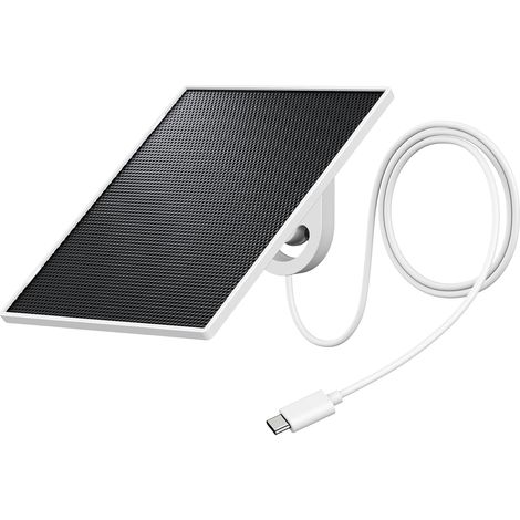 X 3-w-solarpanel, 2 M Usb-c-kabel, Ip65, Neigbare Halterung, Für Außenüberwachungskamera