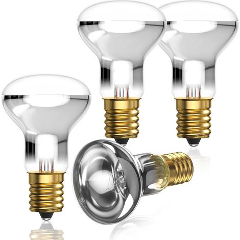 4x R39 30w E14 Dimmbare Warmweiße Glühbirnen Für Lavaleuchten-innendekoration