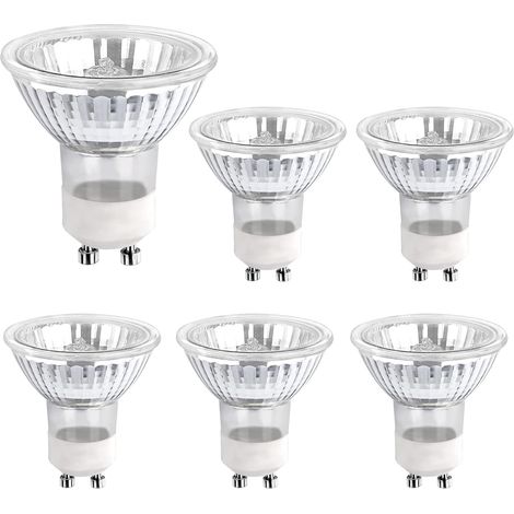 6er-pack Gu10 35w 230v Dimmbare Warmweiße 2700k Halogenlampen Für Die Innenbeleuchtung