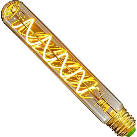 E27 Led-lampe, Spiralglühfaden, Dimmbar, 4 W, 185 Mm Langer Schlauch, Dekorative Innenbeleuchtung
