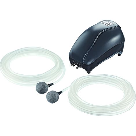 Luftpumpen-set (200 L/h, Ip44), 2 Diffusoren, 5 M Schläuche, Für Gartenteiche