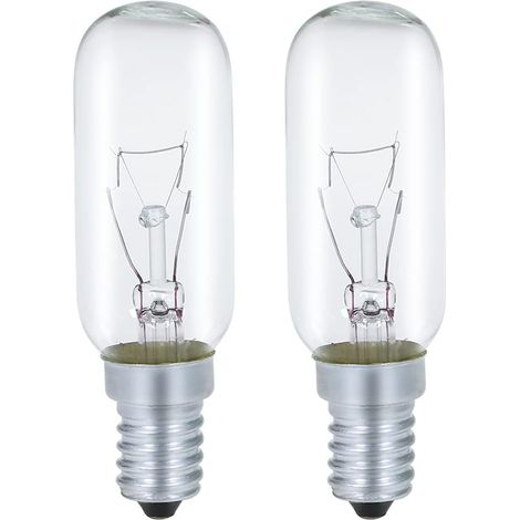 2er-pack E14 40w 230v Dimmbare Warmweiße Dunstabzugshaubenlampen