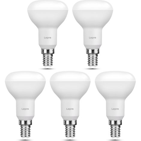 5er-pack E14 R50 4,9w Led-lampen, Warmweiß 2700k, 470lm, 120° Abstrahlwinkel Für Wohnzimmer-kronleuchter
