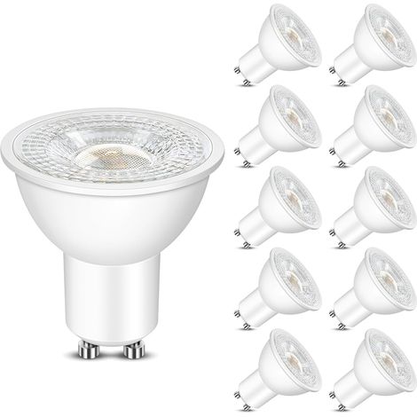 10er-pack Gu10 5w 500lm Neutralweiß 4000k Led-lampen, 60° Abstrahlwinkel, Für Wohnzimmer Und Küche