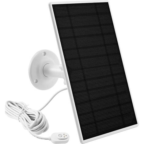 X 5w Monokristallines Silizium-solarpanel, Ip66, 4m Kabel, Drehbare Halterung, Für Arlo-kamera