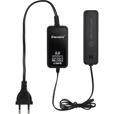 Uv-sterilisator 5w, Quarzlampe, Schutzabdeckung, Saugnapf-halterungen, Aquariumteich