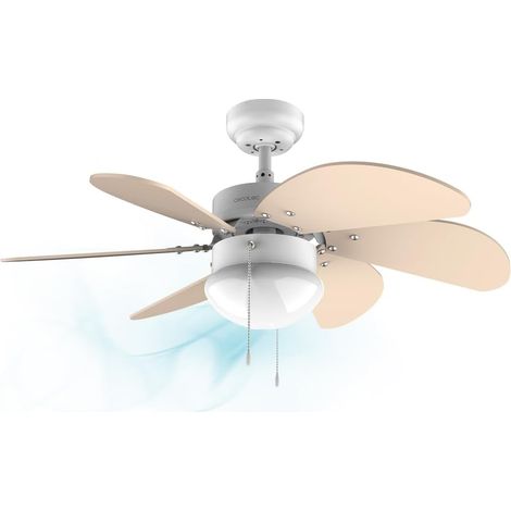 Deckenventilator, 50 W, 92 Cm Durchmesser, 6 Wendbare Flügel, 3 Geschwindigkeitsstufen, Sommer-/winterfunktion, Mit Beleuchtung