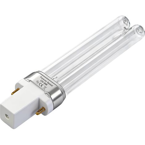 X 9-w-uv-lampe, G23-sockel, 145 Mm Länge, Uvc-sterilisatorlampe, Für Aquarium Und Teich