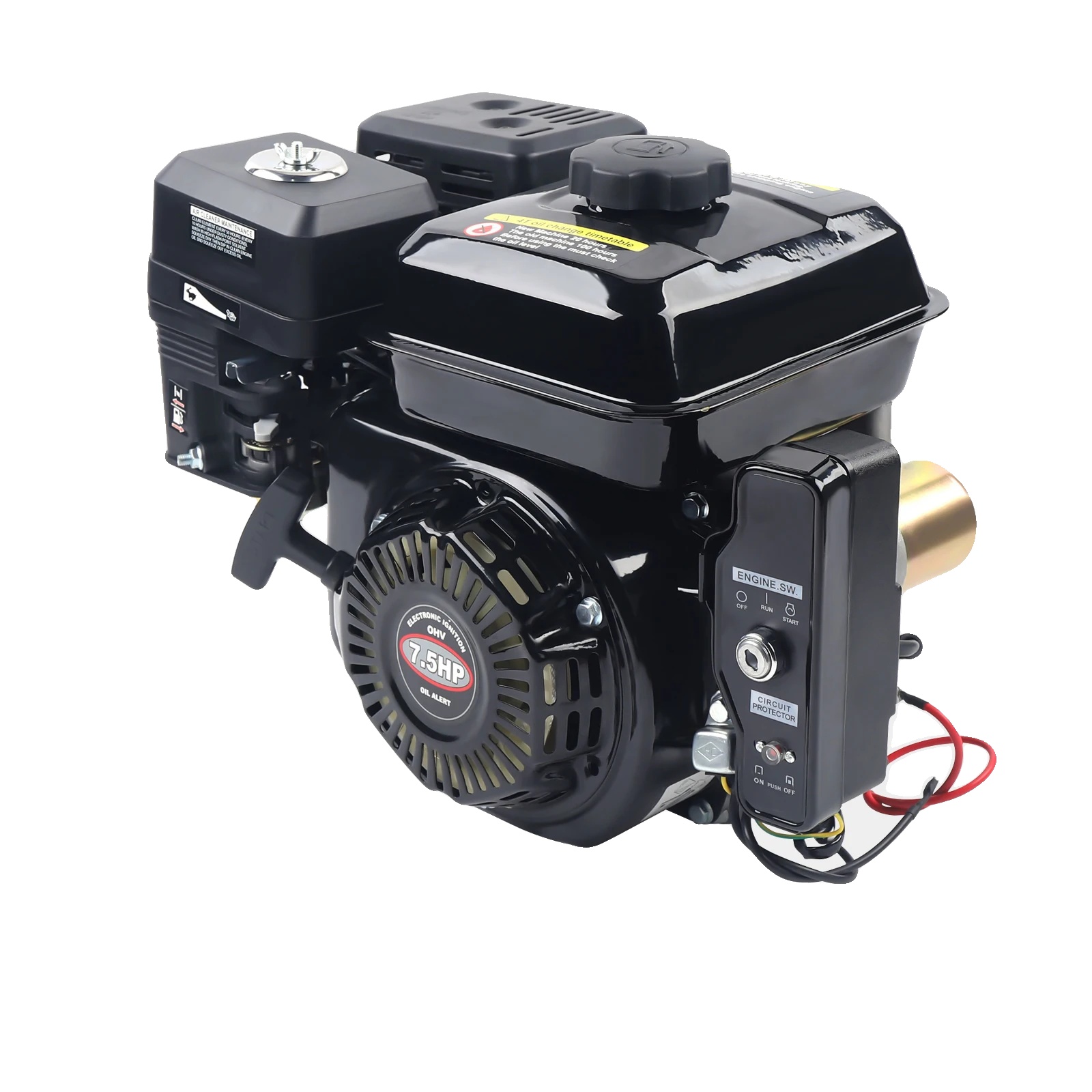 4-takt-motor, 210 Cm³, 7,5 Ps, 10,8 Nm, 3600 U/min, 3,6 L