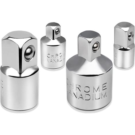 4-teiliges Ratschenadapter-set, 1/2" Auf 3/8", 3/8" Auf 1/2", 1/4" Auf 3/8", 3/8" Auf 1/4" Ratschensteckschlüssel-reduzierstücke
